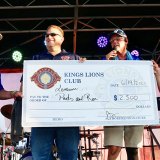 Kings Lions members donated $2,500 to the Lemoore Recreation Department Saturday during its annually Kings Brewfest, back to Lemoore after a year's absence.